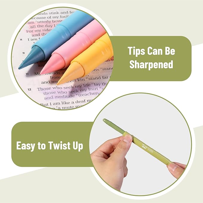 Mr. Pen- Gel Highlighters, 12 Pack, Morandi & Vintage Colors, Bible Highlighters for Bibles That Do Not Bleed