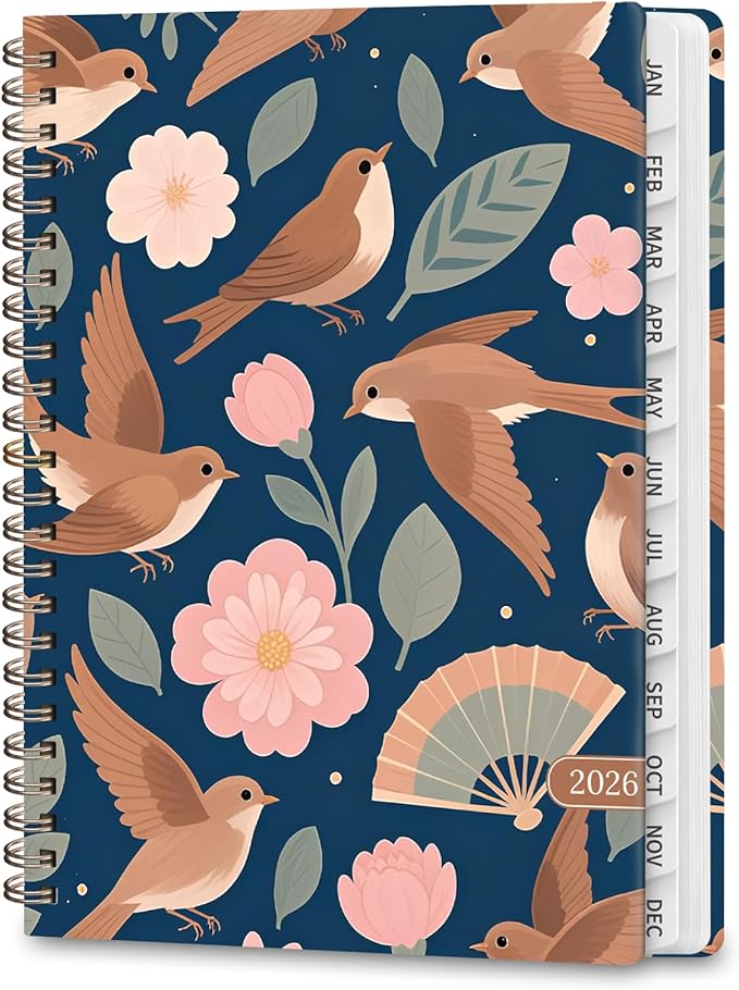2026 Planner, Weekly and Monthly Calendar Planner Organizer, January-December, Academic Planning Agenda Book, Office School Home Suppiles for Women & Men, 6.3" × 8.5"