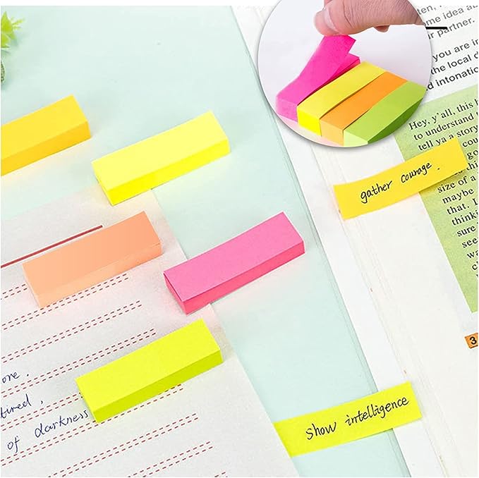 Sticky Notes, 1600 Sheets 1 x 3 in Self Sticky Notes Pad Colour Sticky Notes Super Sticky Notes Pad for Office Home School Meeting(8 Colors)