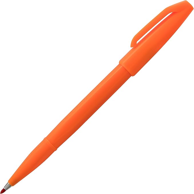 Pentel Felt Tip Sign Pen, Set of 12 Assorted Colors (S520-12) (Pack of 2)