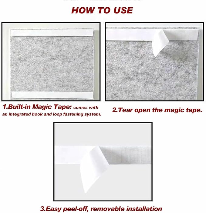 Large Felt Wall Tiles Cork Boards for Office Cubicle, 35"x23.6" Felt Photos Board Bulletin Tiles Pin Board for Walls Home Decor, Noise Reduction Boards Panels for Notes Memos, 6-Pack, Pink