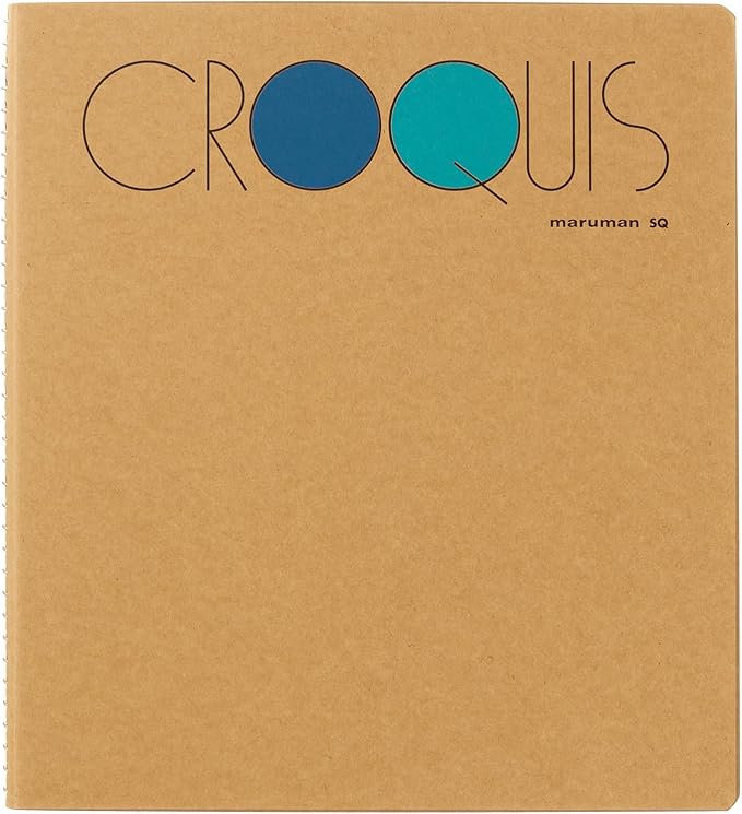 Maruman Premium Quality Drawing Pad and Book (SQ), BROWN COVER