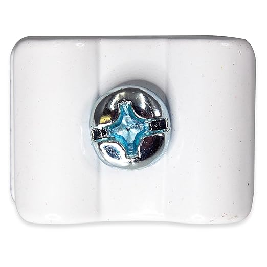 888 Display USA, Inc Gridwall Joining Clips Connectors for Wire Grid Panels and Grid Wall - 20 Pack (White)