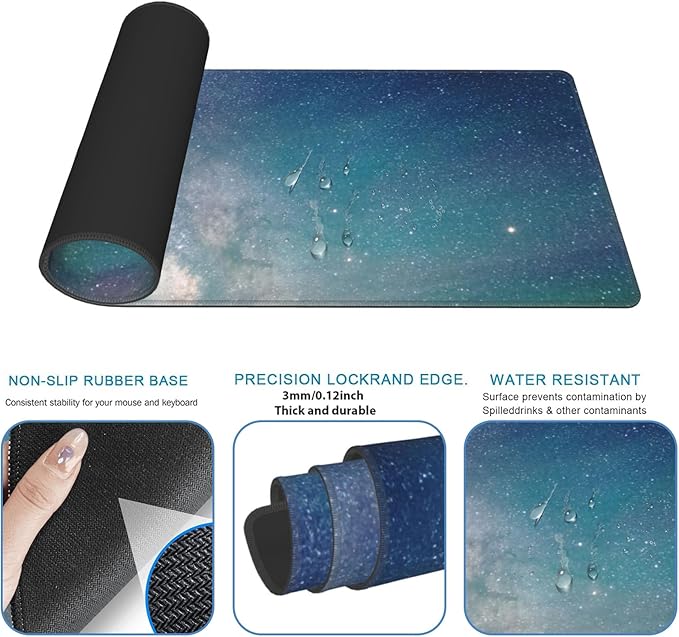 Cute Cherry Gaming Mouse Pad – 12x31.5in Non-Slip Rubber Desk Mat with Sweet Fruit Design – Large Extended Mousepad for Office Home – Deskmat Gifts for Food and Kawaii Decor Enthusiasts Decor