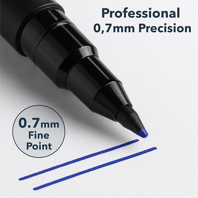 Mr. Pen- Felt Tip Pens, Assorted Colors, 8 Pack, 0.7mm, Bible Journaling Pens, Fine Felt Tip Pens Fine Point, Journaling, Note Taking, Fast Dry, Writing