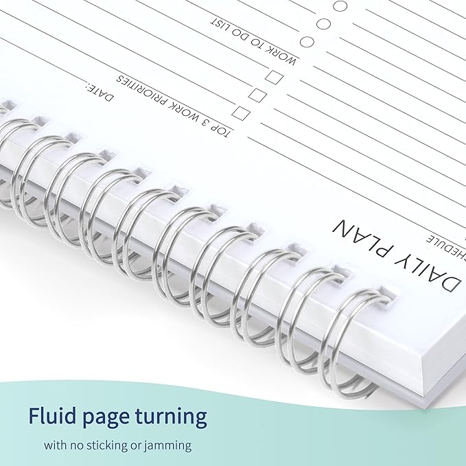 Daily Shedule Planner Hourly Appointment Planner Personal Organizer with Work To-Do List, Priorities 6.5 x 9.8