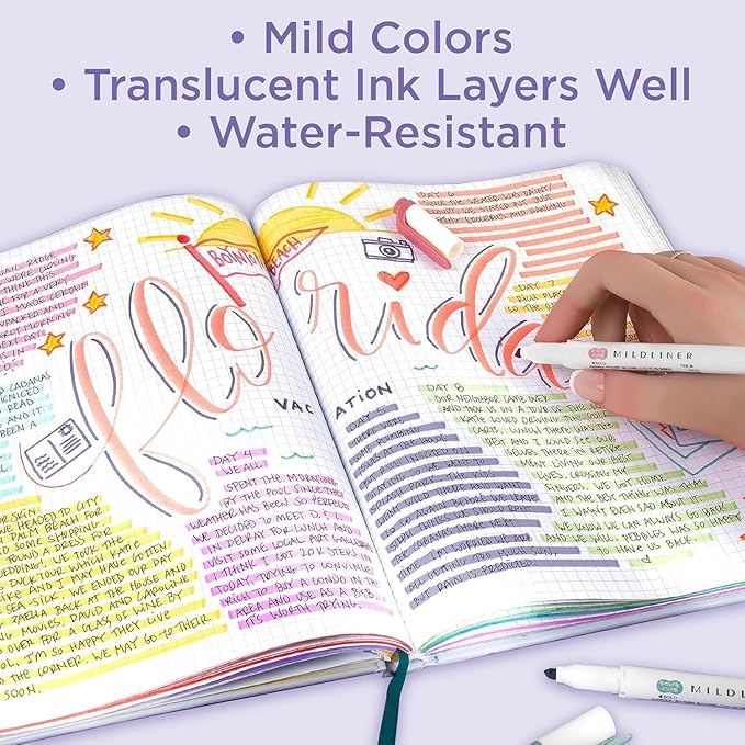 Zebra Pen Mildliner Dual-Tip Highlighters, Broad and Fine Tips, Ideal for Bible Highlighting, No Bleed, School Supplies, Teacher Supplies, and Office Supplies, Mild Apricot Ink, 12-Pack (78590upc)