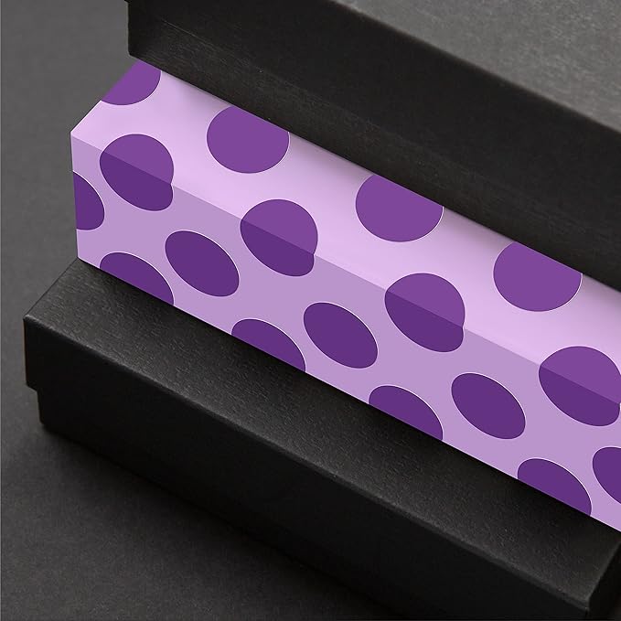1500 PCS Purple Round Color Coding Circle Dots Inventory Stickers Labels with Perforation Line in Roll (Each Measures 1" in Diameter)