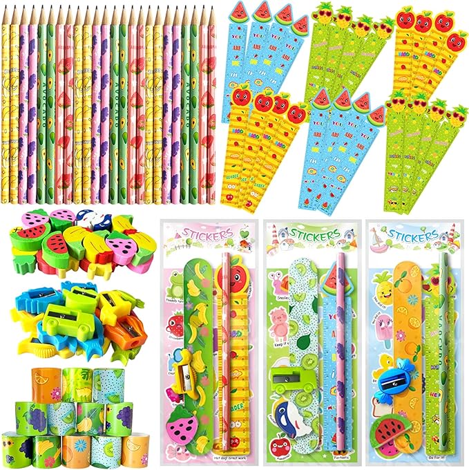 Goodie Bags for Birthday Party, 12 Pack Stationery Return Gifts for Birthday Party – Classroom Gifts for Students Class Gift Rewards Prizes