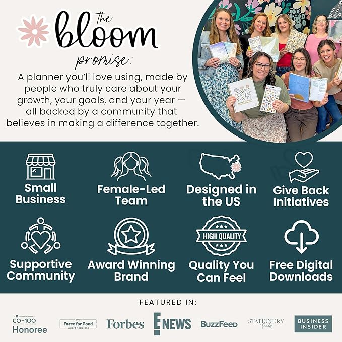 bloom daily planners 2026 Planner (January to December) - 8.5” x 11” Weekly & Monthly Dated Agenda Organizer Book with Stickers & Tabs - Flexible Soft Cover - Eucalyptus, Green