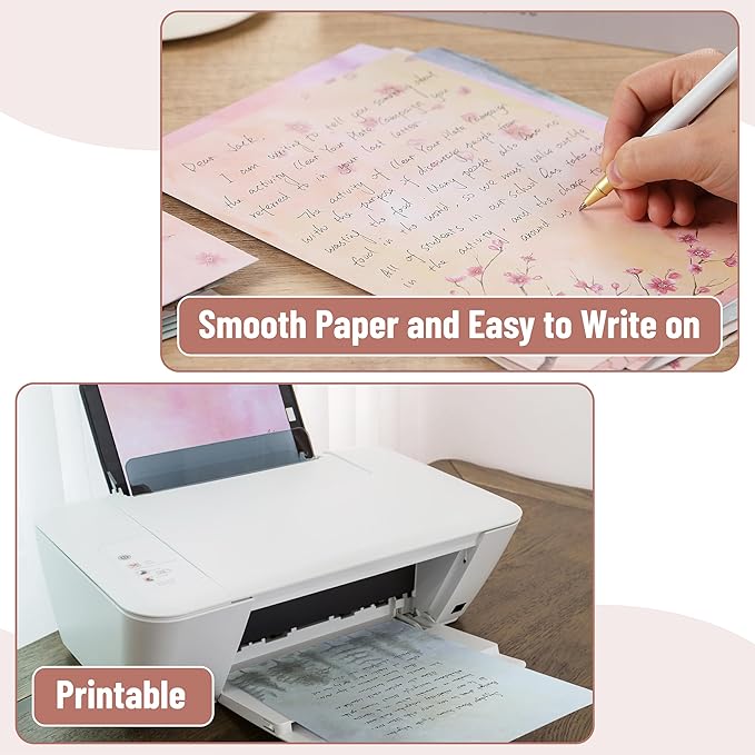 Mr. Pen Stationery Letter Set with Envelopes - 30 Writing Papers + 18 Envelopes, Cute Stationary Set for Writing Letters