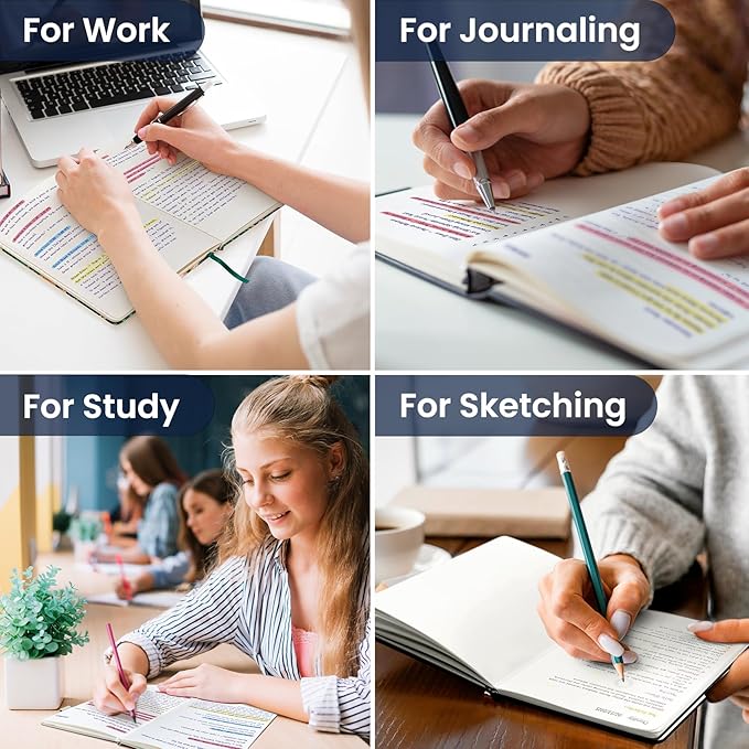 Blank Journal Notebook for Women & Men, Hardcover Leather Journal for Writing, Sketch Book, A5 Plain Paper Notebook for Drawing & Sketching, , Perfect for Office School Home Supplies, Patchwork Floral
