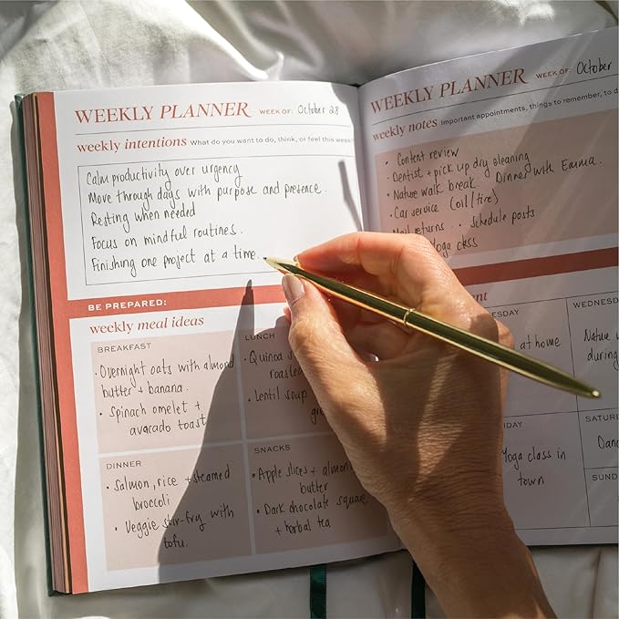 Paper & Progress Wellness Journal – 12-Week Fitness & Self Care Journal for Women | Daily Habit Tracker, Meal Planner, Workout Log, Weekly Reflections & Mindset Coaching Prompts