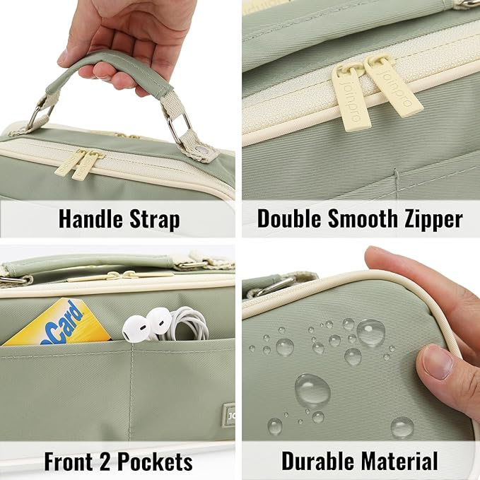 Pencil Case, Large Capacity Pencil Case Organizer; Double Zipper Storage Bag; Big Pencil Pouch for College School Office Teen Girl Boy Men Women Adult