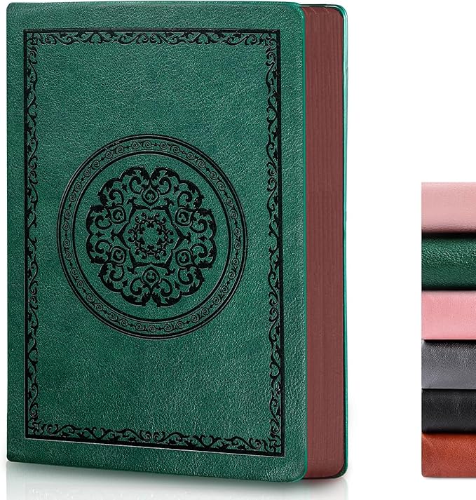 2026 Leather Vintage Journal Notebook,300 Pages,Leather Softcover Lined Journal Notebooks for Women Men,Notebook Journals for Writing Travel,Business,Office,7.1'' X 9.8''