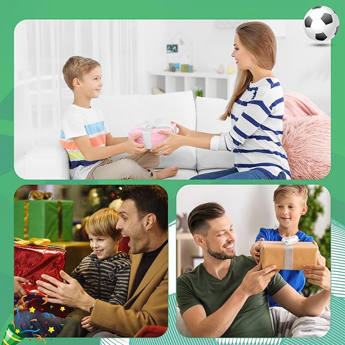 LiYiQ 100 Pcs Soccer Party Favor Cartoon Cute Fun Pens for Kids Kawaii Soccer Shape Gel Black Ink Pen Cute Soccer Pens for School Office Home Student Kids Present
