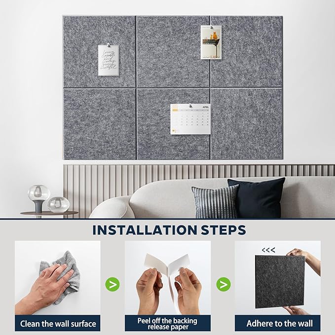 Cork Board Alternative 24"x36",Cork Board for Office with 35 Pushpins,Cork Boards for Walls,Vision Board and Decorative Hanging Pin Board