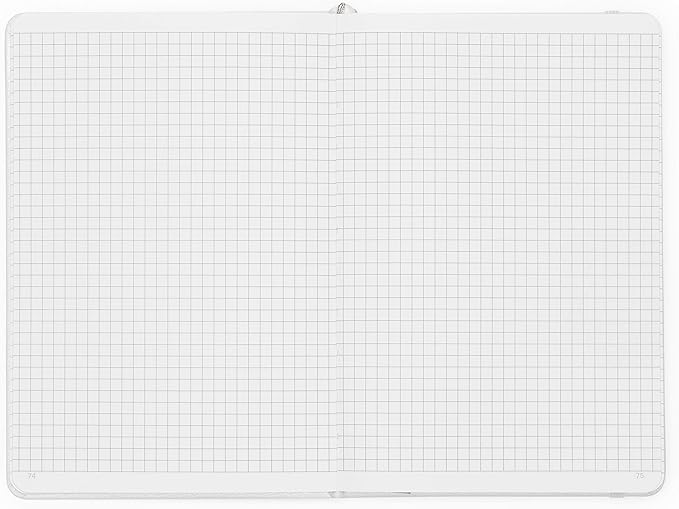 Minimalism Art, Premium Hard Cover Notebook Journal, Classic 5" x 8.3", 122 Numbered Pages, Gusseted Pocket, Ribbon Bookmark, Extra Thick Ink-Proof Paper 120gsm, San Francisco (Squared, Red)