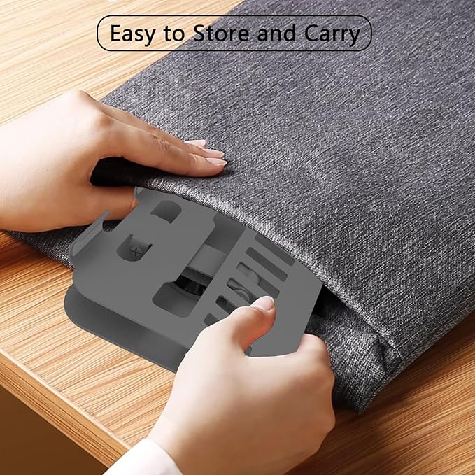 Larger Metal Tablet Stand, Adjustable 360° Rotation Tablet Holder Compatible with 4-16" Tablet Such as iPad Pro Air, iPad mini, Tab S10 Ultra, Grey