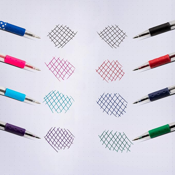 Pentel RSVP Ballpoint Pen, Fine Line, (0.7mm), Red Ink (BK90BP2B), 2 Count (Pack of 4)
