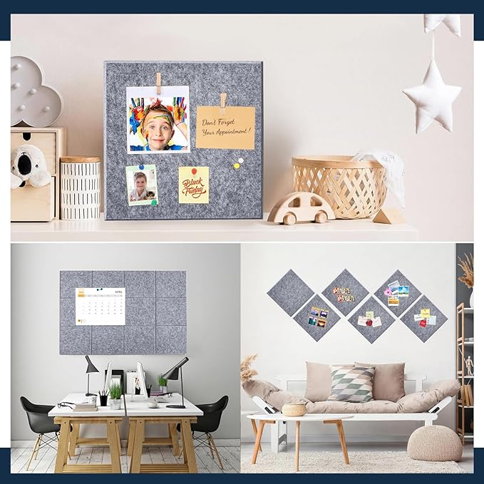 Cork Board Alternative 24"x36",Cork Board for Office with 35 Pushpins,Cork Boards for Walls,Vision Board and Decorative Hanging Pin Board