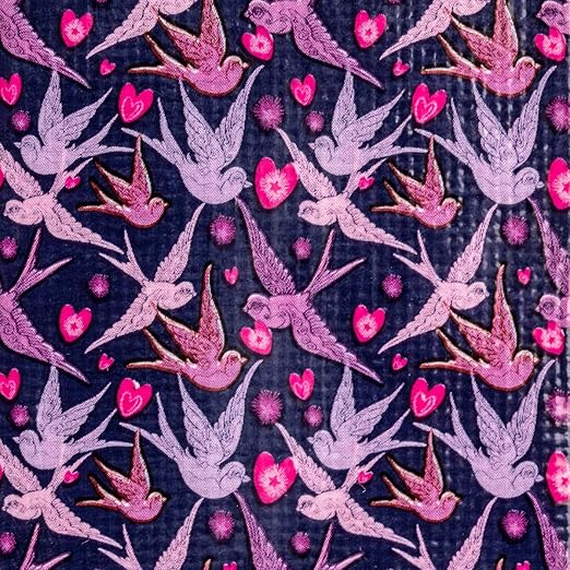 Simply Genius Duct Tape - 1.88 in x 10 Yd, Love Birds Pattern - Colored Tape & Strong Adhesive - Waterproof for Crafts & DIY