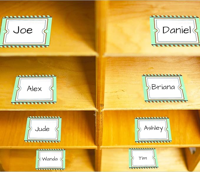 Carson Dellosa Let's Explore 40PC Name Tags, Retro Nametags for Daycare Labels, Locker Organization, Hello My Name is Stickers, Back to School Decor, Classroom Essentials and Teacher Supplies