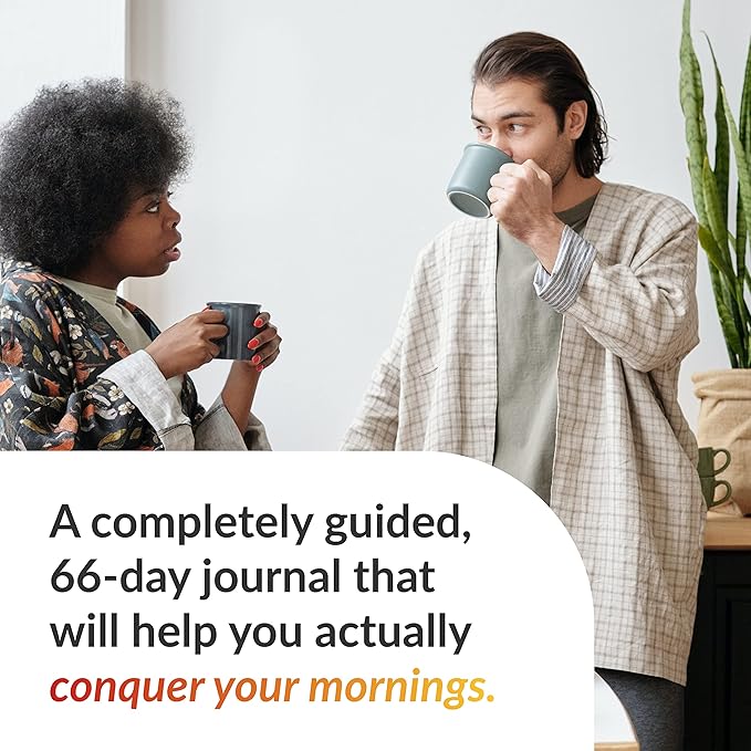 The Morning Sidekick Journal - Habit Tracker Journal! A Guided Journal for Morning Routines. A Science Driven Daily Journal with Prompts for Healthy Life Habits. Wellness Journal for Women and Men.