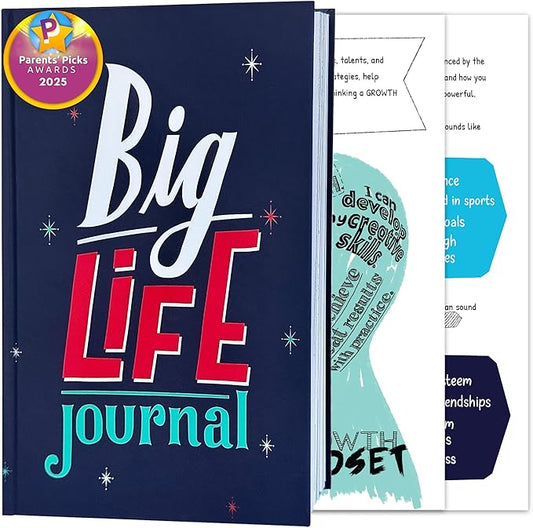 Big Life Journal – Growth Mindset & Gratitude Journal for Teens and Tweens (Ages 11–17) – Guided Workbook with Prompts, Reflection & Goal-Setting to Build Confidence, Positivity & Resilience – Gift for Teen Boys & Girls
