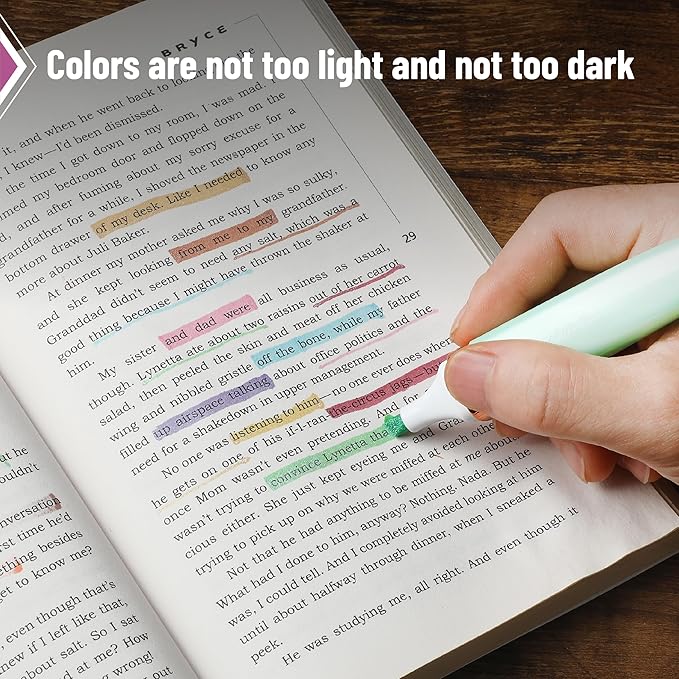 Mr. Pen- Glitter Highlighters, 8 Pack, Pastel and Metallic Colors, Chisel Tip, Highlighters Glitter Highlighter Markers