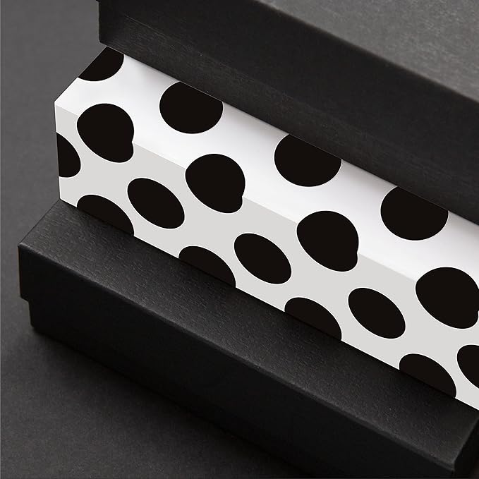1500 PCS Black Round Color Coding Circle Dots Inventory Stickers Labels with Perforation Line in Roll (Each Measures 1" in Diameter)