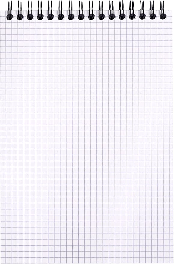 Rhodia Wirebound Notepad, A5, Square ruling - Orange