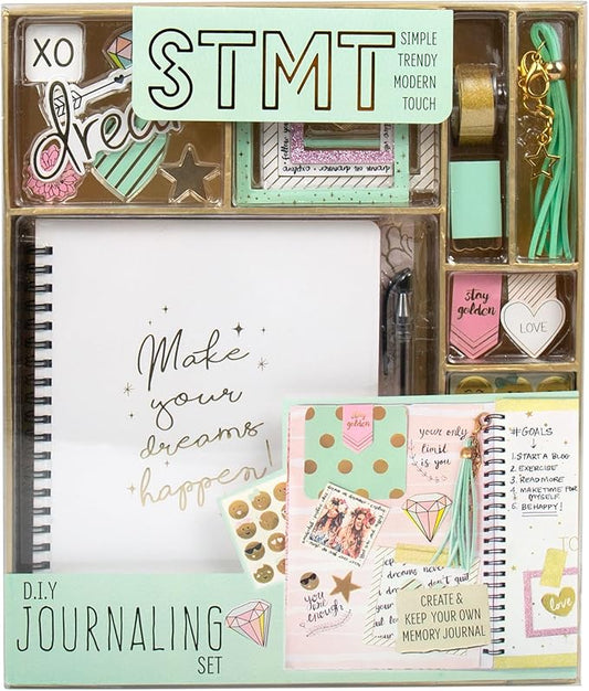 STMT D.I.Y. Dreamers Become Doers Journaling Set, Stationery Set, Bullet Journal Kit, Journaling Kit, Journals for Teen Girls, DIY Journal Set for Girls Ages - 8+