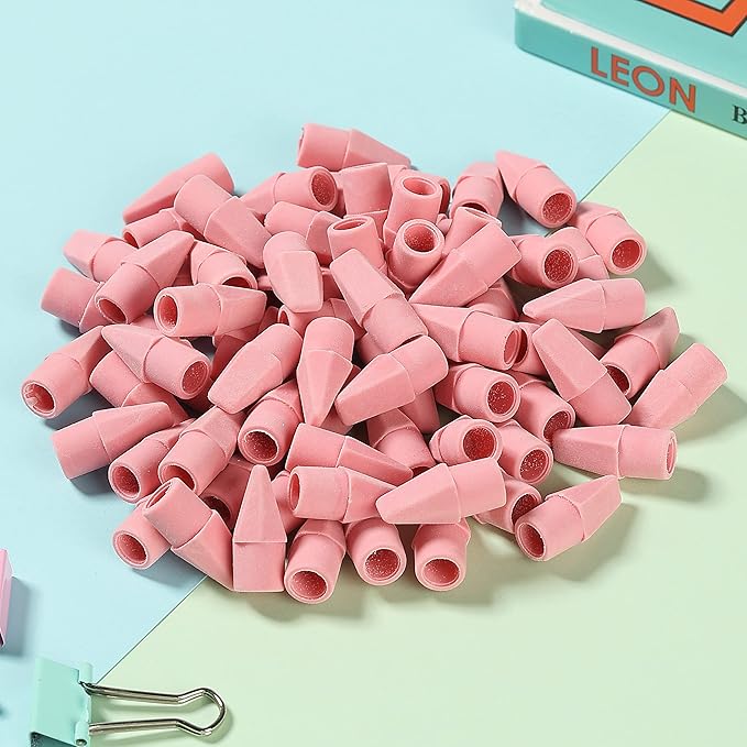 Mr. Pen- Pencil Toppers,120 Pack, Pencil Top Erasers