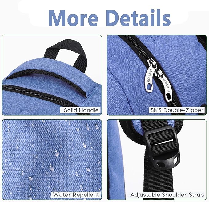 YAMTION Men's and Women's Computer Backpack with USB Charging for Travel Campus Business 35L