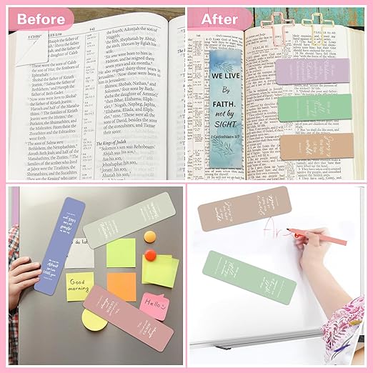 Bible Study Supplies [78 PCS] for Women - Bible Journaling Kit with No Bleed Highlighters & Pens, Bible Tabs Set and Bible Verse Gifts for Scripture Study