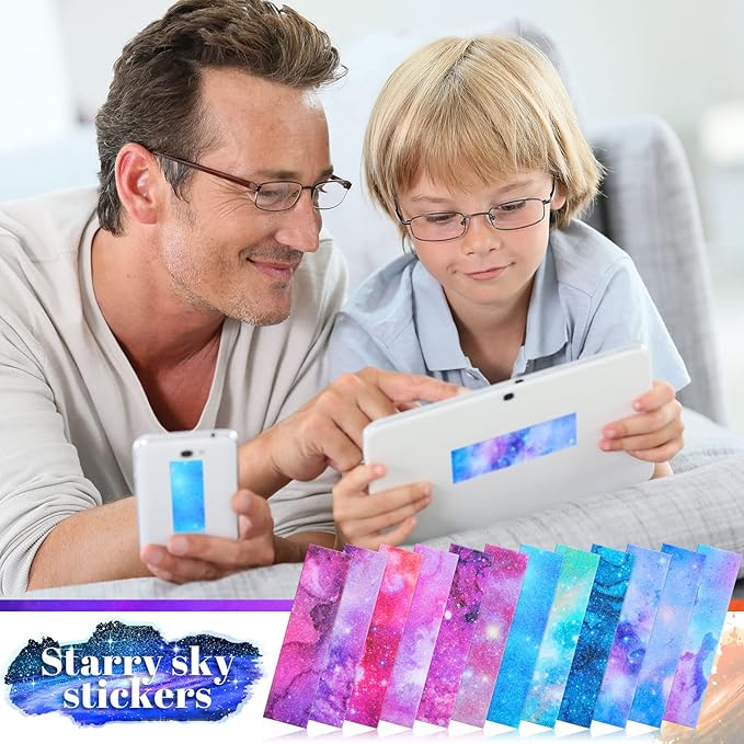 36 Pcs Ink and Starry Sky Anxiety Sensory Stickers Mental Health Stickers Mindfulness Fidget Textured Strips Adhesive Tactile Calm Relief Items for Adults School Counselor Office, 12 Style