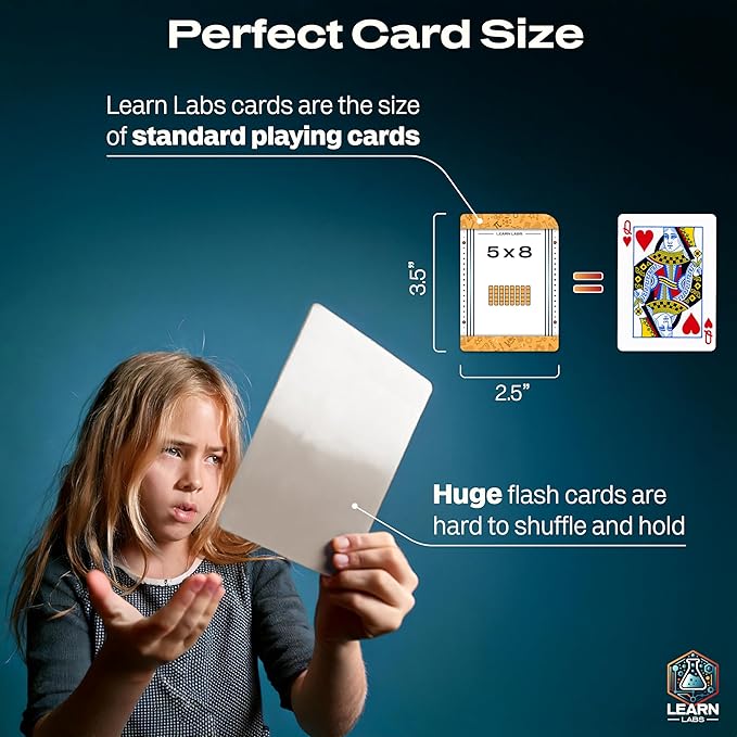 Multiplication Flash Cards 0-12, Complete Set of 169 Cards