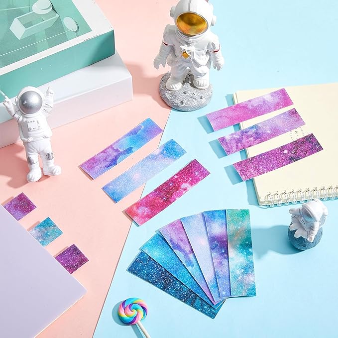 36 Pcs Ink and Starry Sky Anxiety Sensory Stickers Mental Health Stickers Mindfulness Fidget Textured Strips Adhesive Tactile Calm Relief Items for Adults School Counselor Office, 12 Style