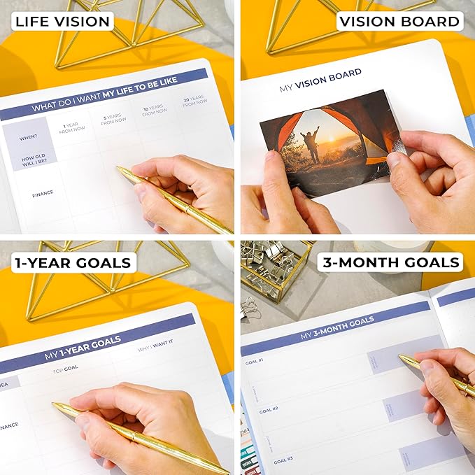 Clever Fox Planner PRO 2nd Edition – Undated Weekly Agenda Planner for Setting Goals, Tasks & Time Management – Life Organizer with To-do Lists & Habit Trackers – Large, 8.5x11″ (Periwinkle)