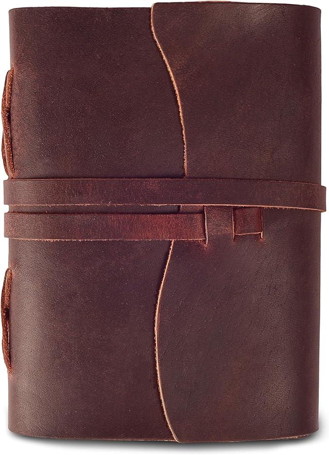 LEATHER VILLAGE Leather Bound Journal - Fuchsia, 11.5"X8.50", 220 Pages - Vintage Blank Paper Diary for Writing, Drawing, Sketchbook, and Travel Notebook - Ideal for Women and Men