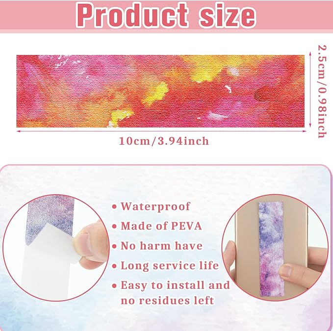 Crtiin 80 Pcs Anxiety Sensory Stickers with Inspirational Quotes Calm Textured Relief Mental Health Stickers Office Adhesive Sensory Tape Anti Stress for Adults(Trendy)