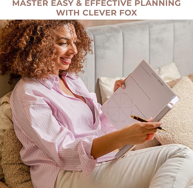 Clever Fox Planner PRO Dated (Jan 2026–Jan 2027) Weekly & Monthly Life Planner to Increase Productivity, Time Management and Hit Your Goals – Organizer, Gratitude Journal – A4 Size (Rose Gold)