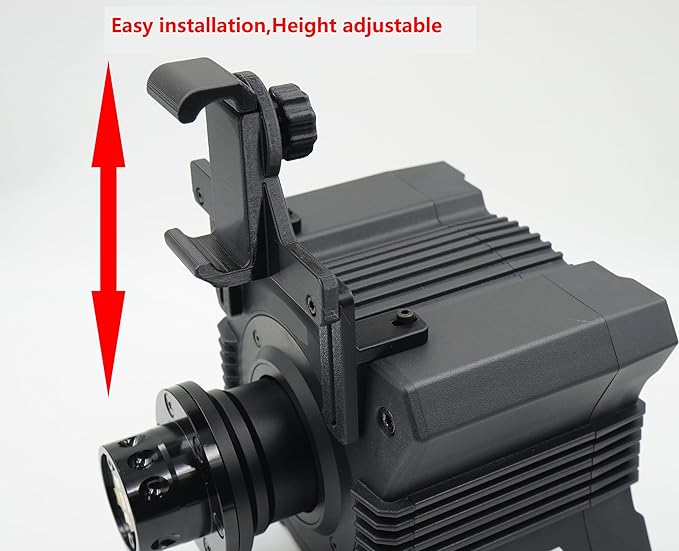 Universal Adjustable Phone Holder Mount Stand Compatible with MOZA R5 R3 R9 R12 Base - Sturdy Clamp, Easy Install