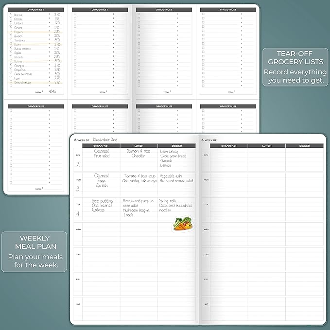 Clever Fox Fitness Journal PRO – Daily Workout Planner with Meal Planner & Habit Tracker – Gym Exercise Log Book for Women & Men – Fitness Planner Notebook – Lasts 6 Months, 7x10” - Aquamarine