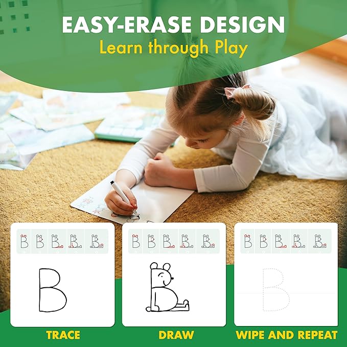 Drawing with Alphabet and Numbers Learning Activity - Perfect for Kids Who Love Toys, Art and Craft, for Girls and Boys Ages 3, 4, 5, 6