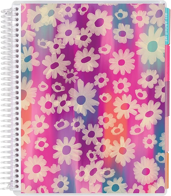Erin Condren 7'' x 9'' Plastic Spiral In a Daze Undated Kid's Planner - Calendars, Reading Logs, Stickers, and Creative Planner & Activity Book for Kids by Erin Condren