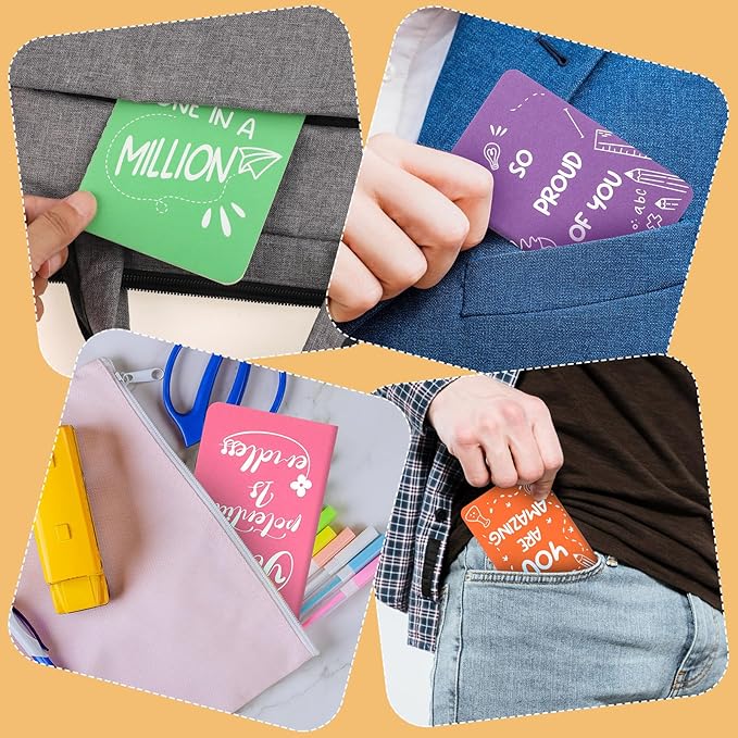 BESARME 16 Pack Employee Appreciation Gifts Bulk, Mini Inspirational Notebooks for Kids Party Favors Goodie Bag Stuffers Small Lined Notebook School Supplies Prayer Journal Easter Basket Stuffers