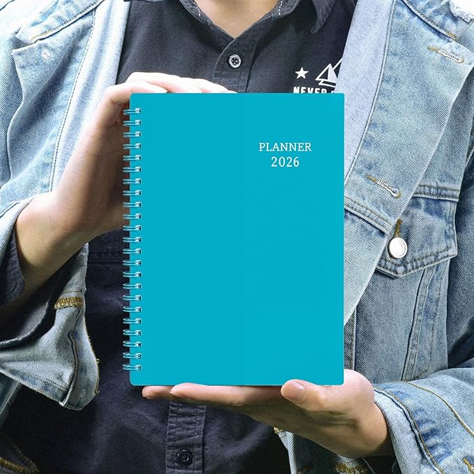 2026 Planner - Planner 2026, 2026 Planner Weekly and Monthly with Tabs, Jan 2026 - Dec 2026, 6.25" × 8.3", Strong Twin-Wire Binding