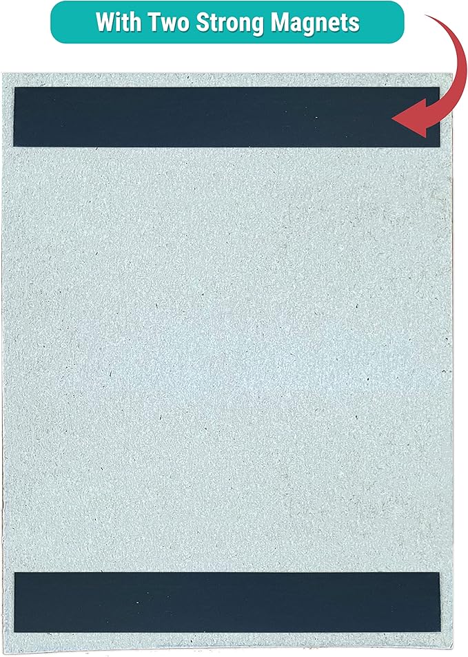 321Done Magnetic Weekly Planning Notebook, 8.5x11, Made in USA, M-F Weekly Schedule & To Do Task List, Perforated Tear Off Checklist (50 Pages), Thick Paper, Strong Magnets